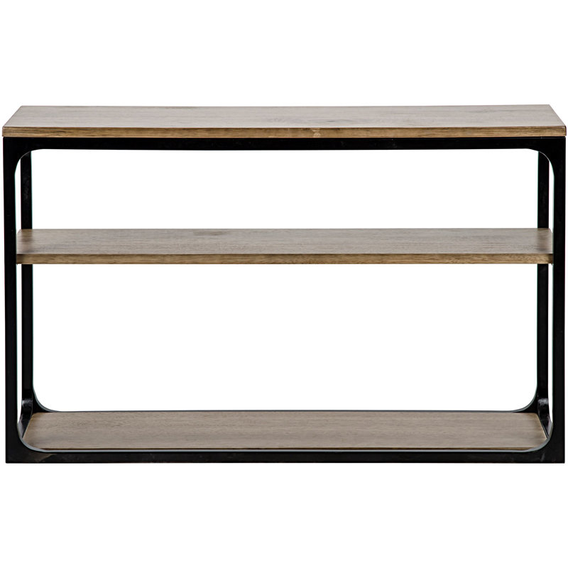 Novie 46'' Solid Wood Top Console Table