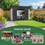 10 pi. L 8 pi. D Remise de rangement en plastique avec plancher