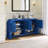 59.8" Wood Sideboard With Solid Wood Veneer-2106457314