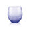 Multicolor Set 6 Water Tumblers In Assorted Mass Colored Glass Cl.25