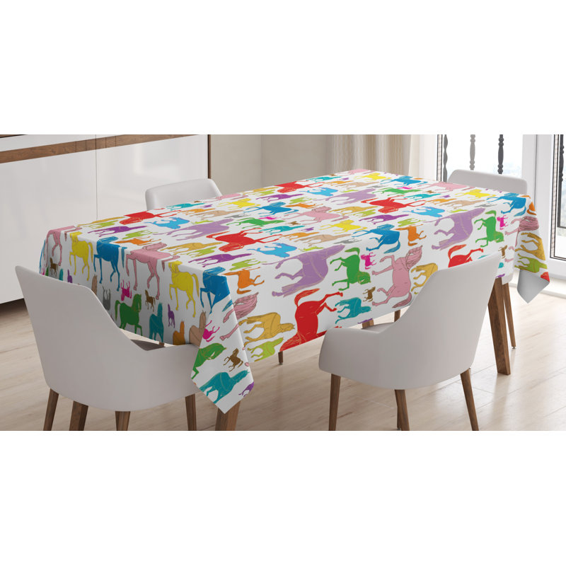 Geometric Tablecloth, 84" L x 60" W