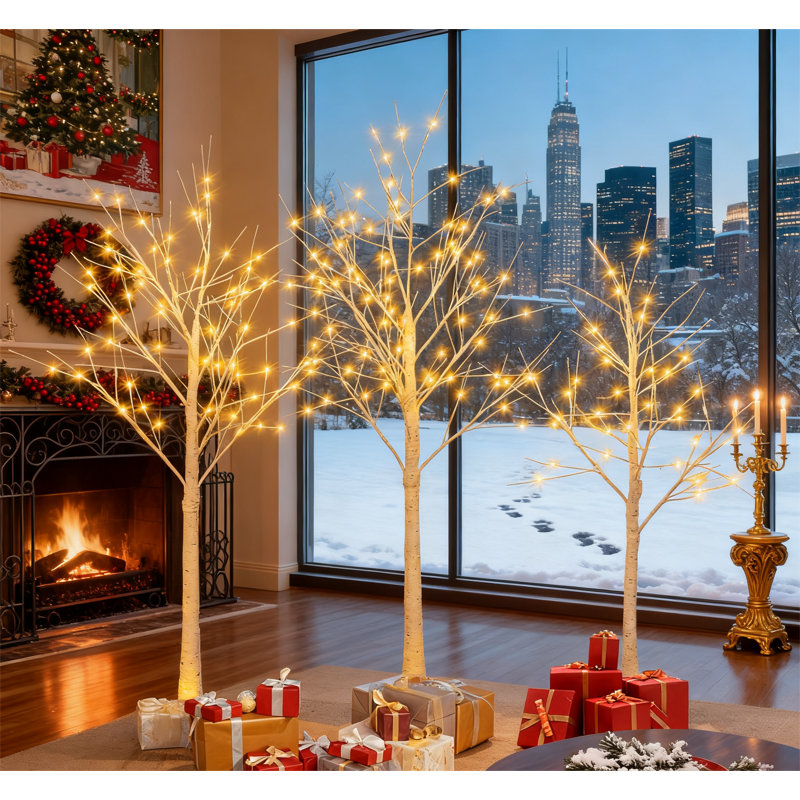 The Holiday Aisle Artificial Birch Tree - Thumbnail 2