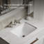 Caxton™ Kohler Rectangle 20-1/4" Undermount Bathroom Sink with Overflow-20293407