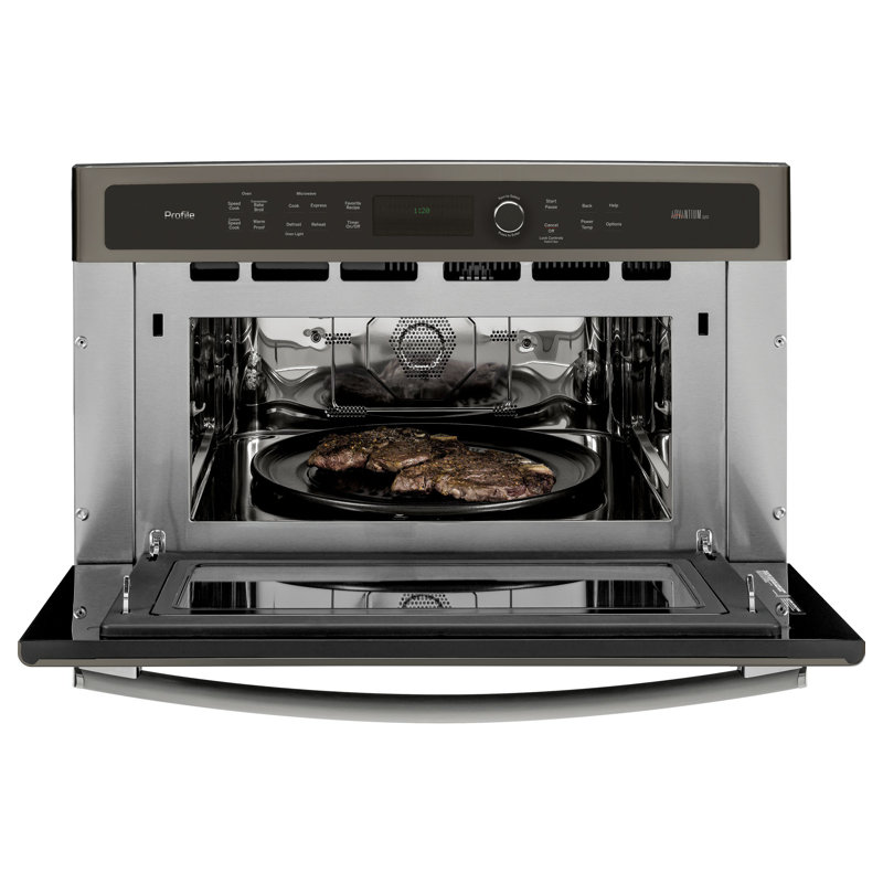 Advantium 29.75" Convection Electric Single Wall Oven, Slate