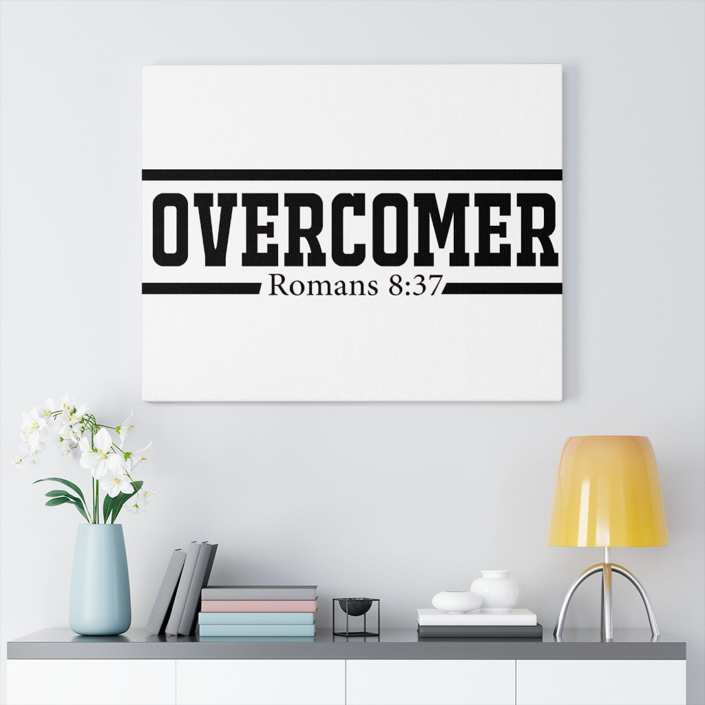Express Your Love Gifts Scripture Canvas Overcomer Romans 8:37 ...