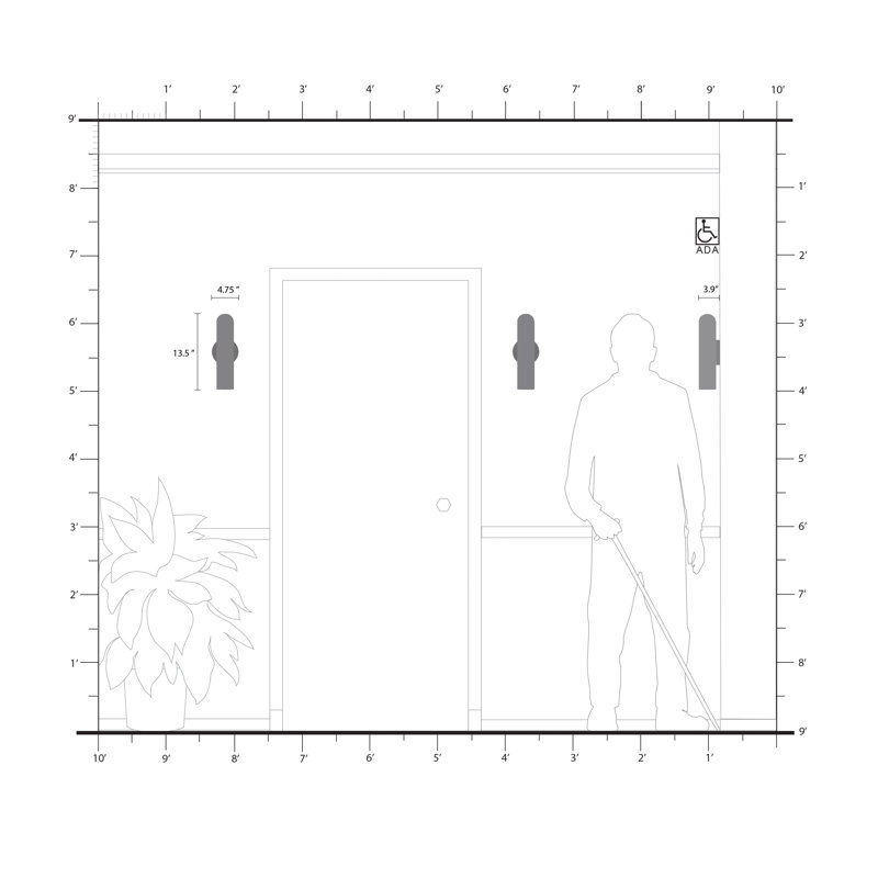 Armed Sconce, Brushed Nickel