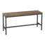Set of 2 Industrial Dining Bench Powder Coated Steel Frame Table Seating-1720763508