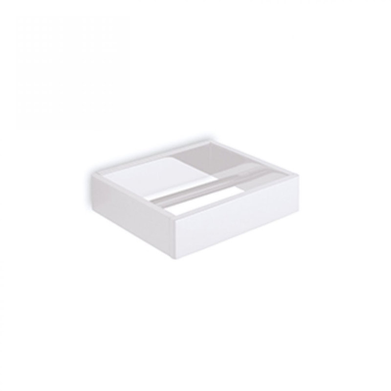 Icelle Wall Mounted Toilet Paper Holder, White