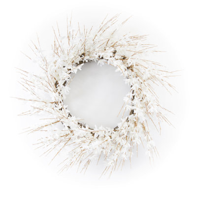 Couronne en polyester 25 po Blossom
