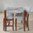 4 - Piece Dining Set, 2 Upholstered Chairs and 1 Bench, Rubber Wood Legs,Space-Saving, Dining Room