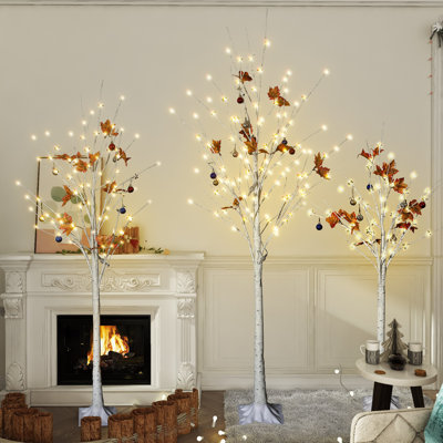 72' Lighted Maple Tree Christmas Tree