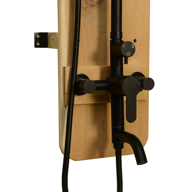 Meridian Wall Shower Onyx