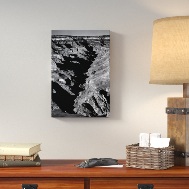 «Grand Canyon From S. Rim, 1941» par Ansel Adams, reproduction de photo sur toile tendue, H 48 po x l 32 po x P 1,5 po