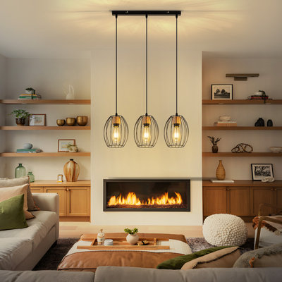 3 - Light Stainless Steel Bell Pendant