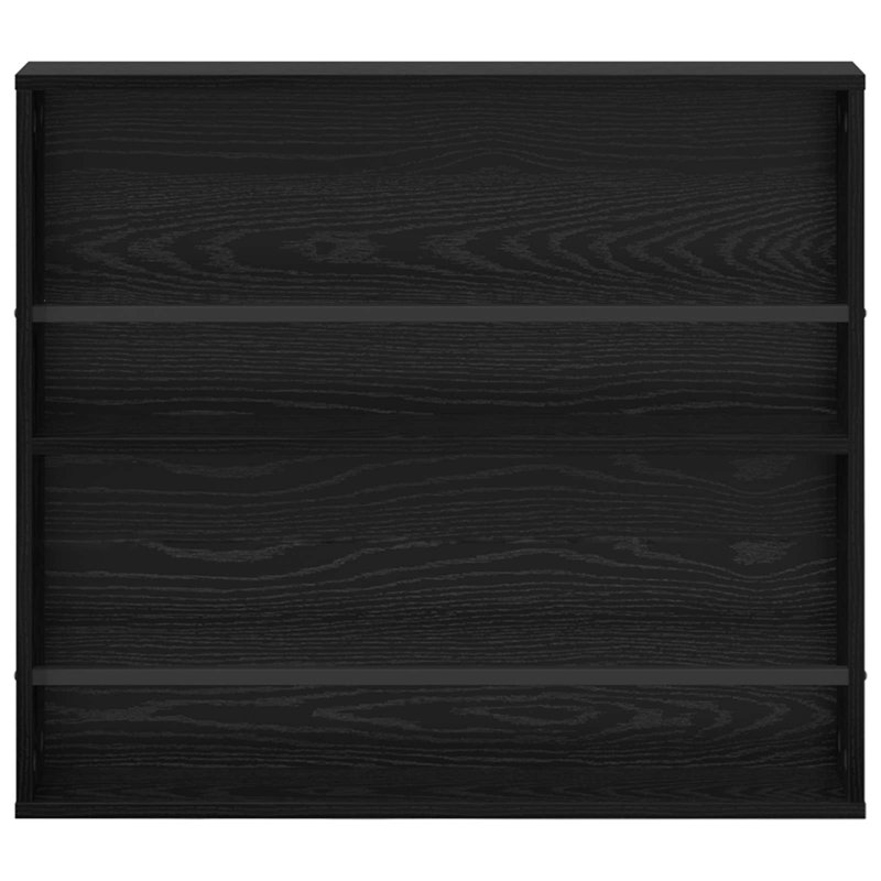 Wood Magazine Rack, Black