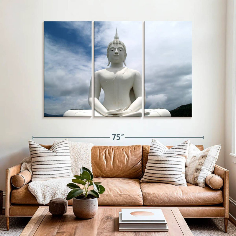 Bouddha Adella Wat, H 32 po x l 50 po
