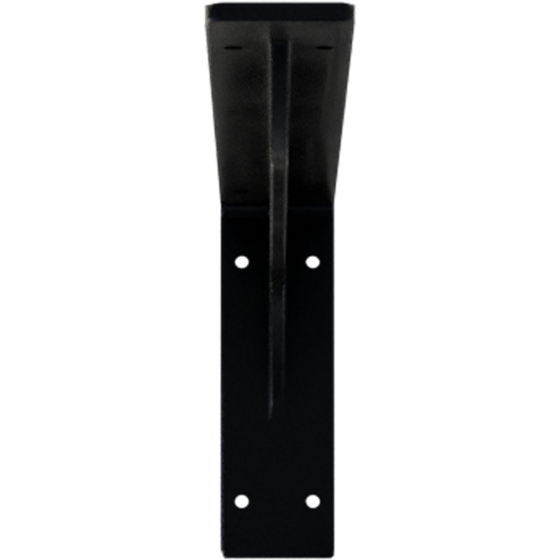 Powder Coated Black Steel Shelf Bracket 18"