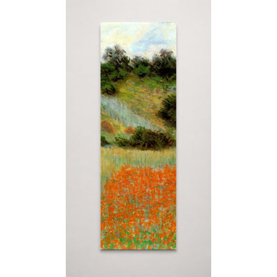 Coquelicot dans un creux près de Giverny (1885) - art mural sur toile