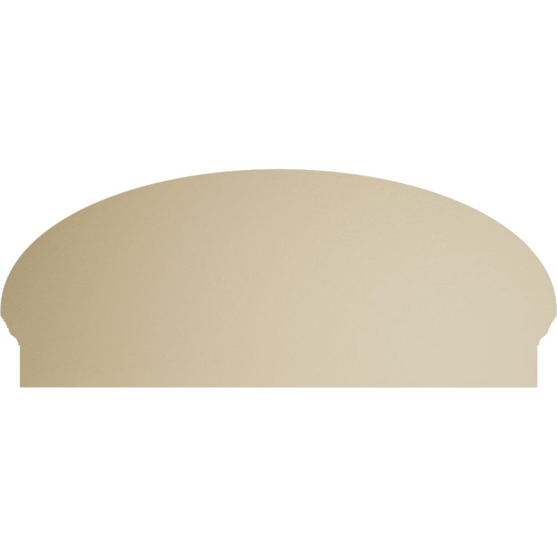 Fronton en uréthane Elliptical Signature, brun clair apprêté, 40 po x 16,875 po x 2,75 po, Combinaison, 4 rayons