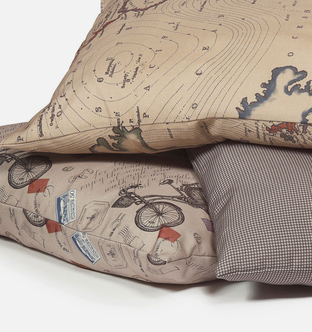 Vintage Dogstooth Polyester Pet Bed Cover, Medium (18 cm H x 65 cm W x 87 cm D)