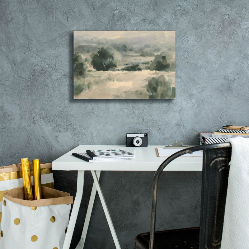 «Tranquil Trails 1» par Danhui Nai, art mural sur toile, H 12 po x l 18 po