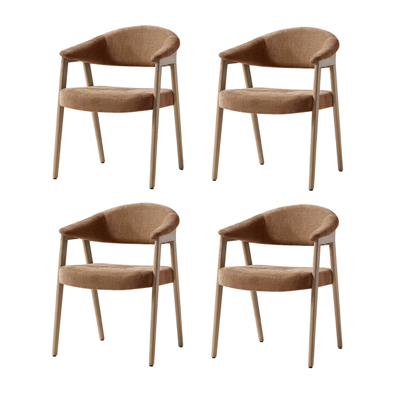 Ensemble de 4 chaises de salle à manger Milford, 4, Rouille