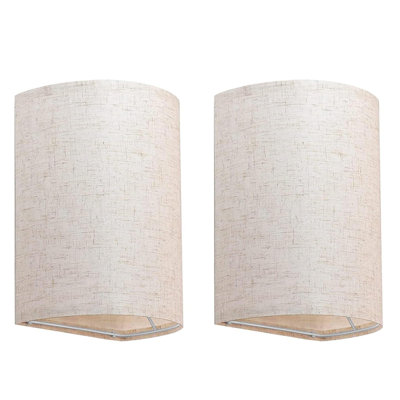 Assandra Plastic Flush Mounted Sconce