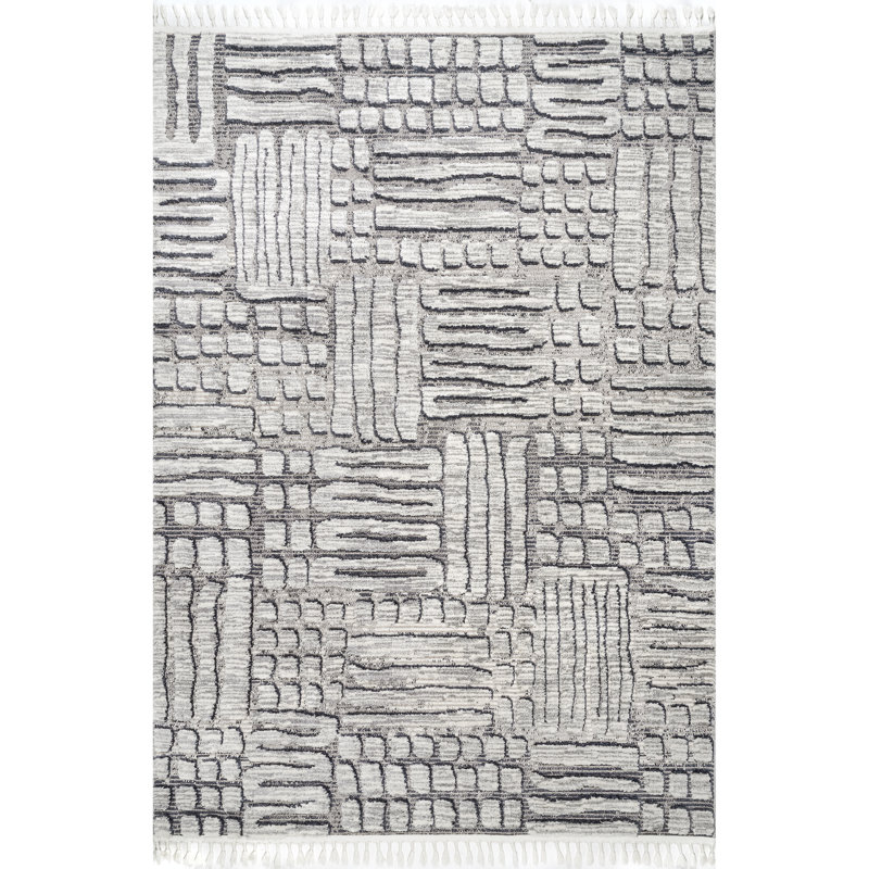 Kathlee Geometric Indoor Rug, Rectangle 4' x 6' 8"