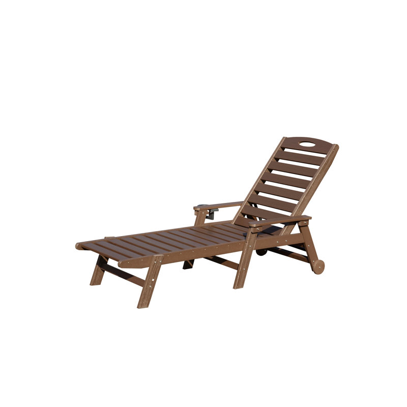 Patio Lounge Chair Outdoor, Brown