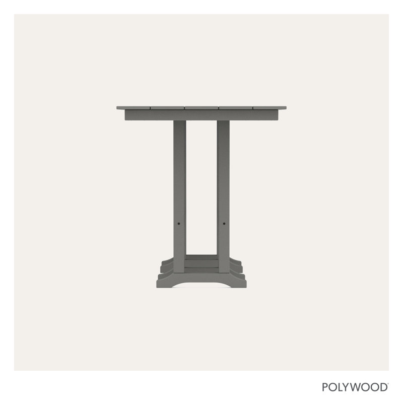 Farmhouse 37" x 72" Dining Table, Gray, 42.06"H x 37.72"W x 72"L