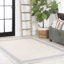 Tapis intérieur / extérieur crème / bleu Clarktown-69807785