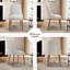 50.5cm H Fabric Upholstered Upholstered Back Side Chair in Beige-441045559