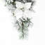 3' Pre-Lit Flocked Greenery Christmas Faux Swag with Lights