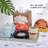 Imboden Playful Bathroom Accessories Set of 6 Modern Bath Vanity Decor Set or Christmas Present for Kids