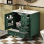 Meuble-lavabo de 30 po avec lavabo en céramique, meuble-lavabo à 3 tiroirs, meuble de rangement moderne en bois massif, idéal pour la maison-1070738305