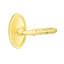 Round Privacy (Bed & Bath) Door Lever with Oval Rosette-1585393935-1585394164