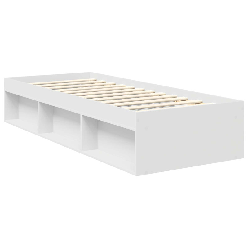 Solid Wood Bed, Small Single (2'6), White