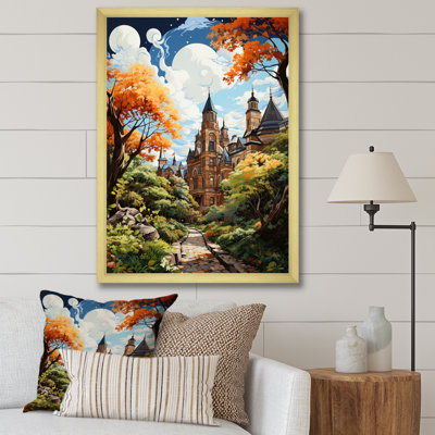 «College University Buildings University II», impressions sur toile de paysages urbains