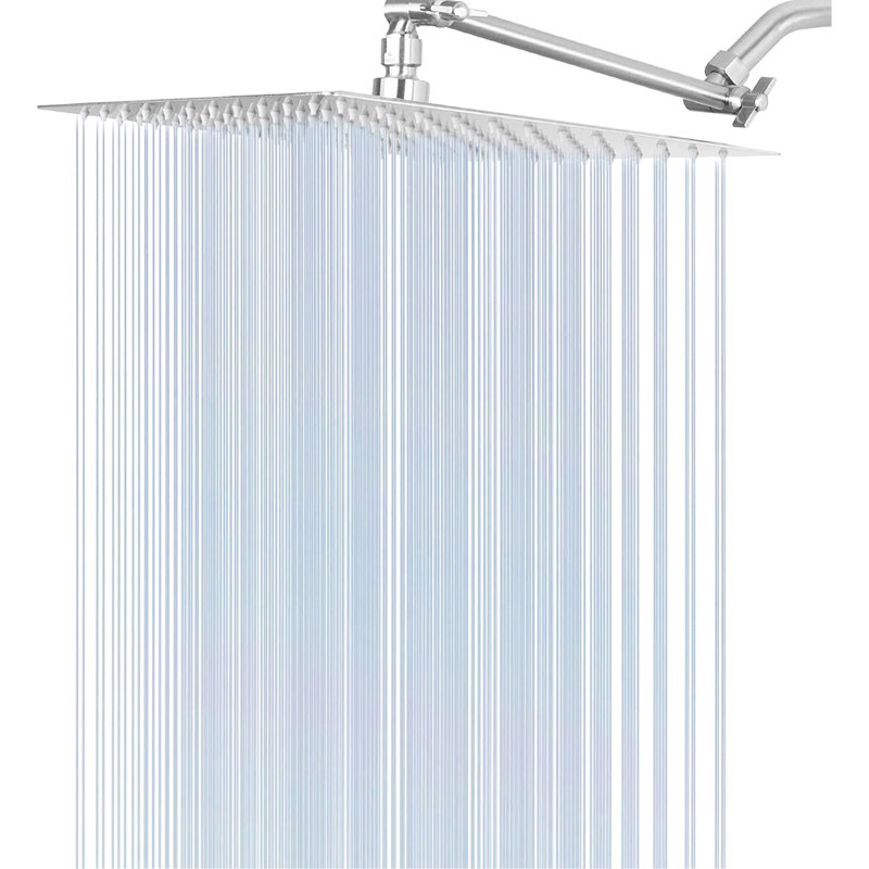 Pomme de douche carrée 10 po