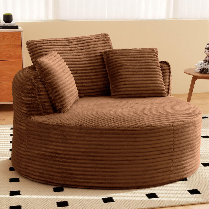 Chaise longue 53 po, Orange