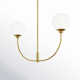 Kyle 2 Light Metal Chandelier