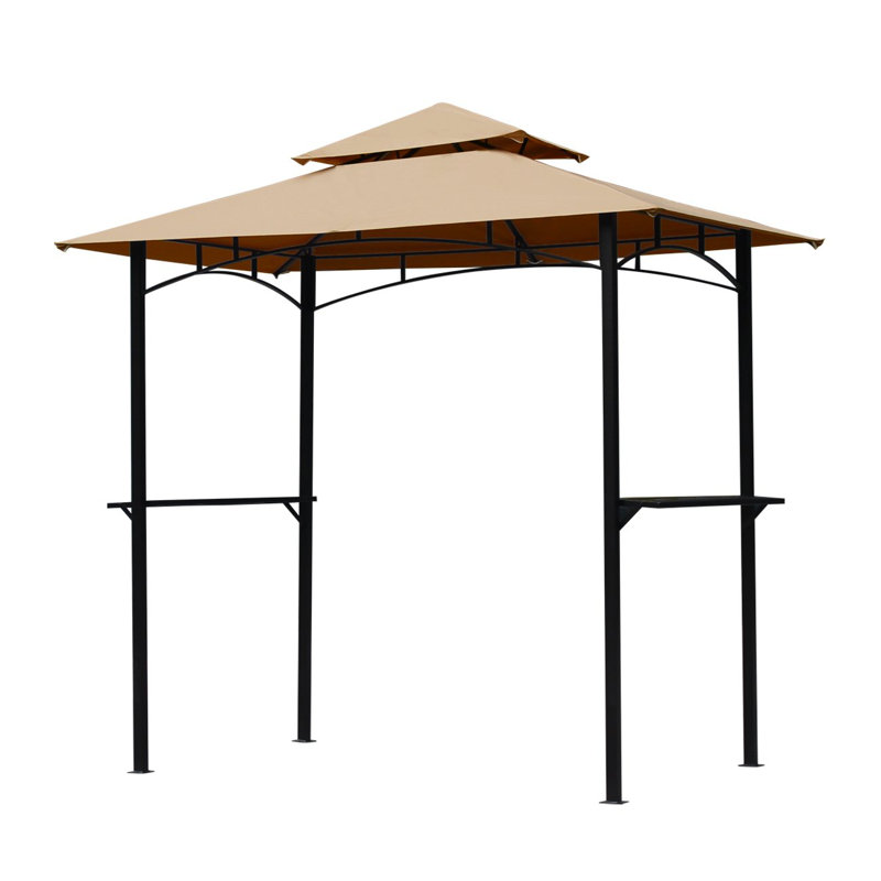 2.45m x 1.5m Steel BBQ Gazebo