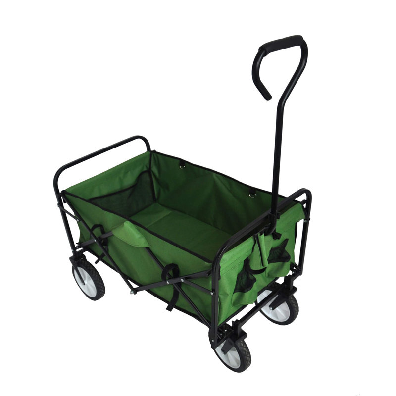 46.46'' H x 40.5'' W Utility Cart with Wheels, Green