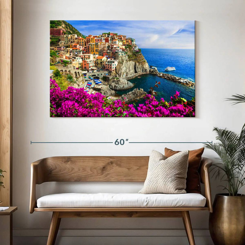 Alvord Pleasant Manarola Village, H 32 po x l 48 po