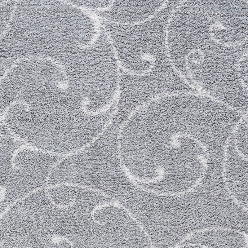 Tapis argenté Charo, Rectangle 2 pi x 3 pi