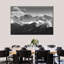Monochromes des montagnes Rocheuses, reproduction sur toile-1108516376