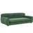Olive Dog Bed For Large Dogs, With Comfortable And Backrests Pet Big Linen