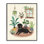 «Fun Dog & House Plants», art de la giclée encadrée par Mary Urban