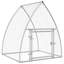 Chicken Cage Silver Galvanised Steel-1028419071