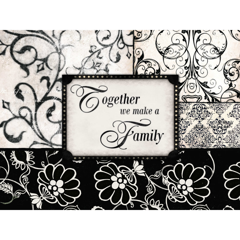 Ensemble de famille - reproduction sur toile tendue, H 36 po x l 48 po